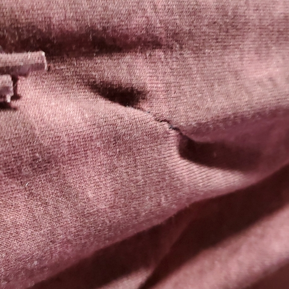 COPA CABANA Mauve Floral Tie Dye Outfit. Fringe Top and Pants. Sz M. VGUC - Picture 12 of 17